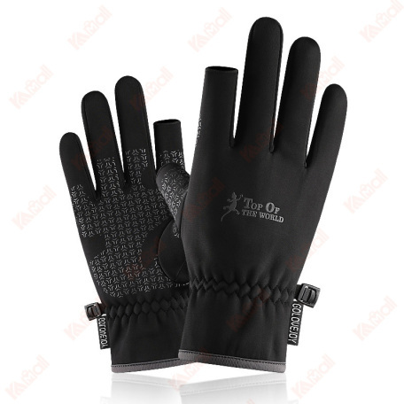 black winter outdoor riding gloves sale